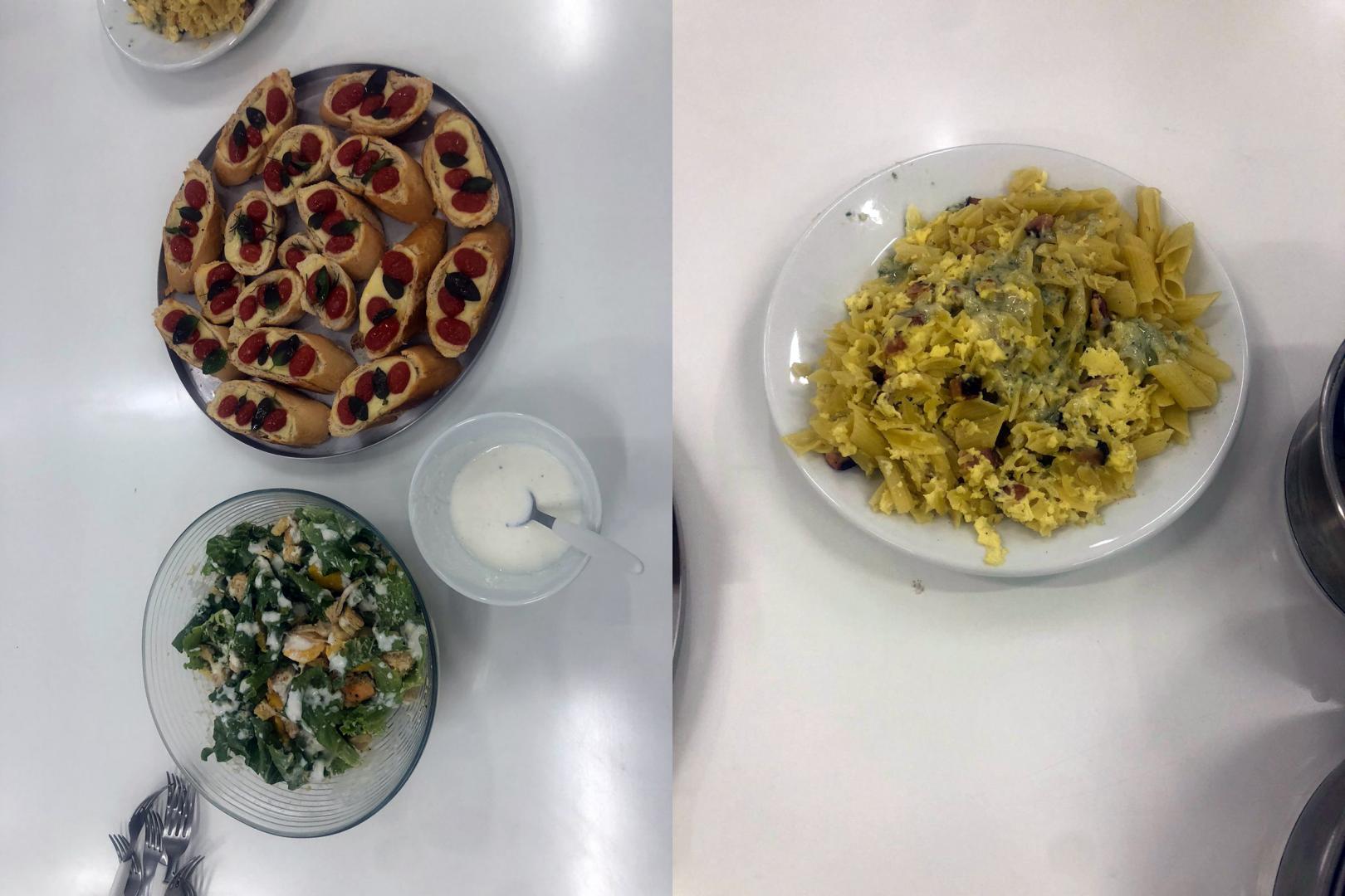 Os alunos fizeram o preparo de pratos tpicos que influenciaram a alimentao brasileira
