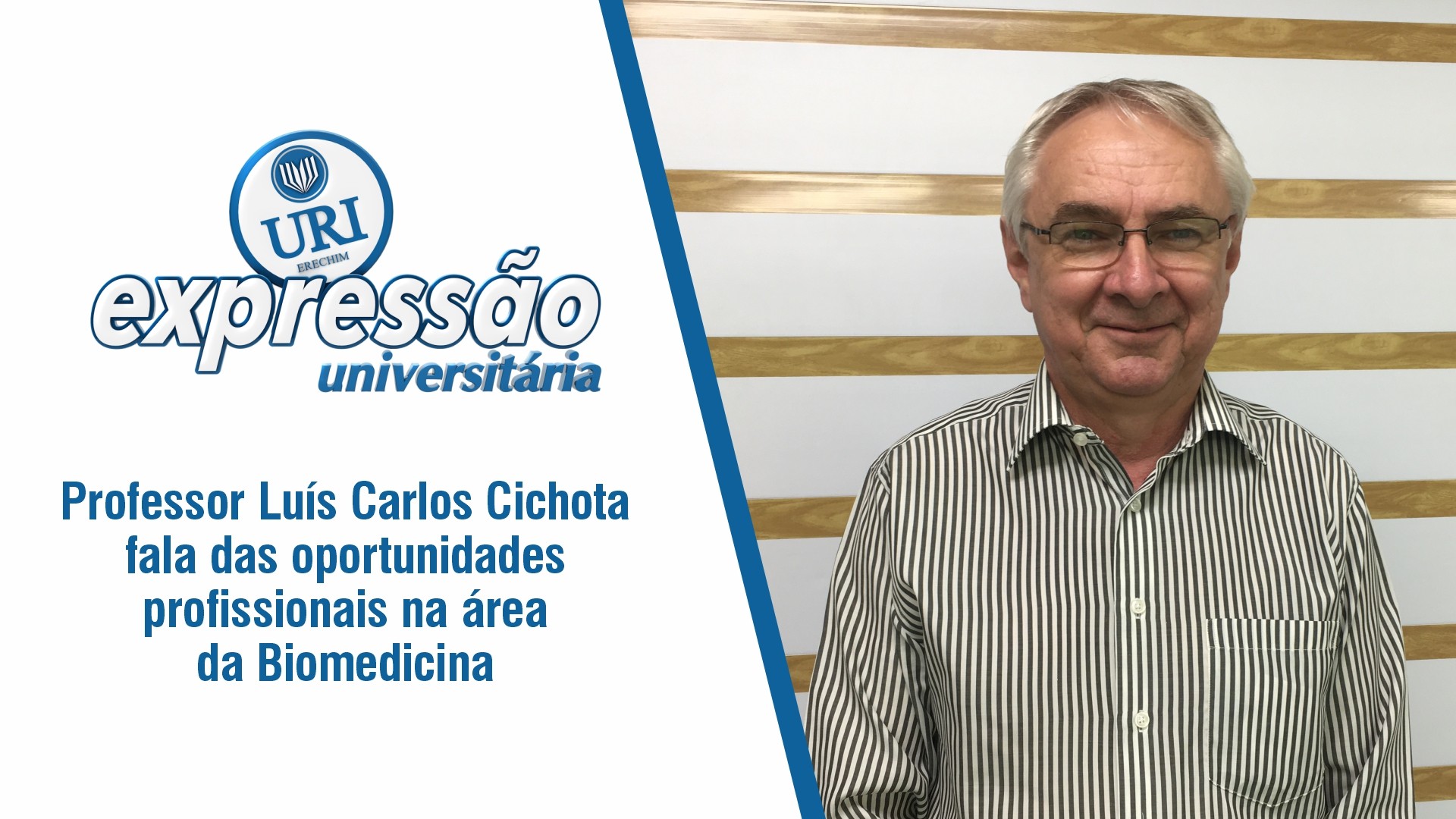 Professor Lus Carlos Chicota fala das oportunidades profissionais na rea da Biomedicina