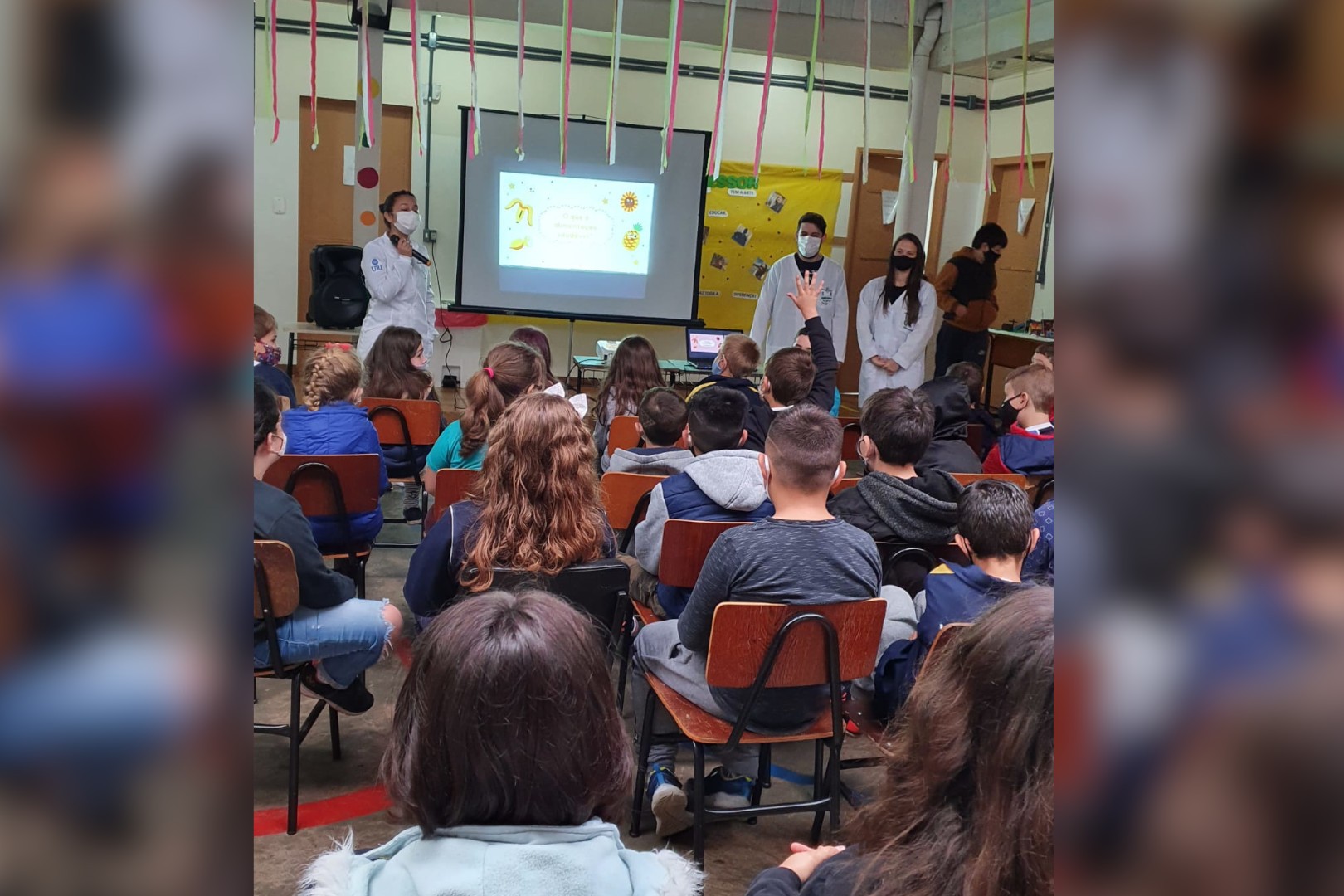 Palestra teve lugar na Escola Estadual de Ensino Fundamental Dr. José Vicente da Maia