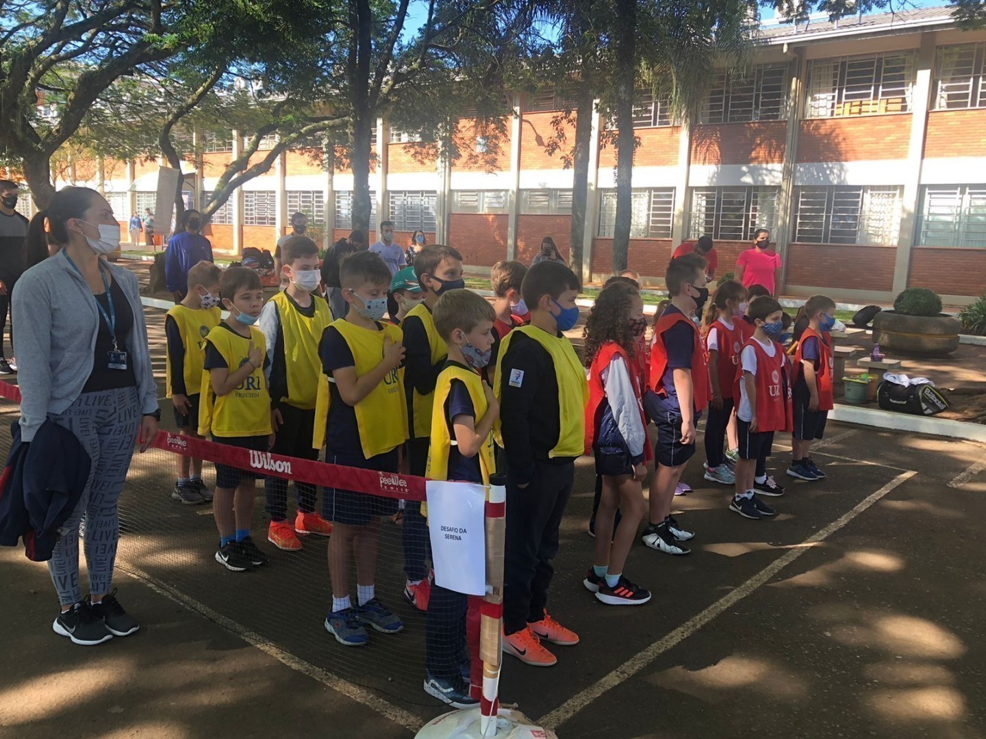 Festival Olímpico de Mini Tênis reuniu alunos da Escola de Educação Básica da Universidade