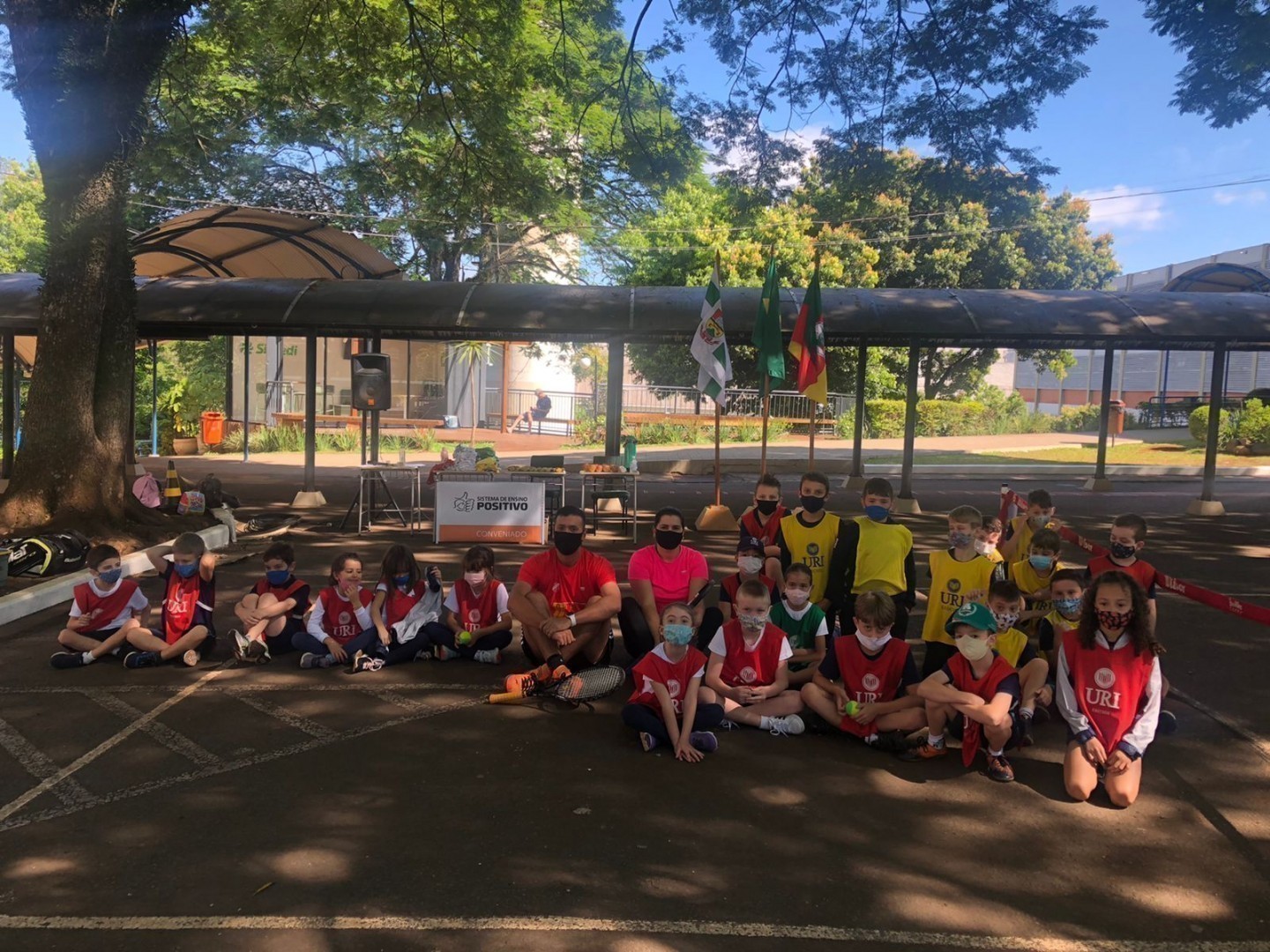 Festival Olímpico de Mini Tênis reuniu alunos da Escola de Educação Básica da Universidade