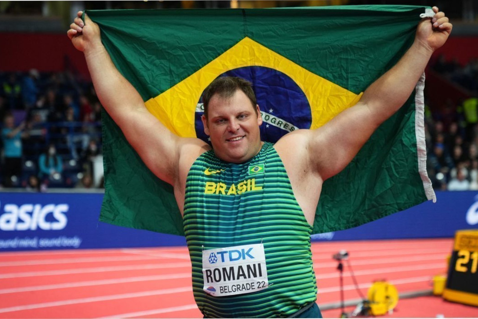Atleta olímpico Darlan Romani