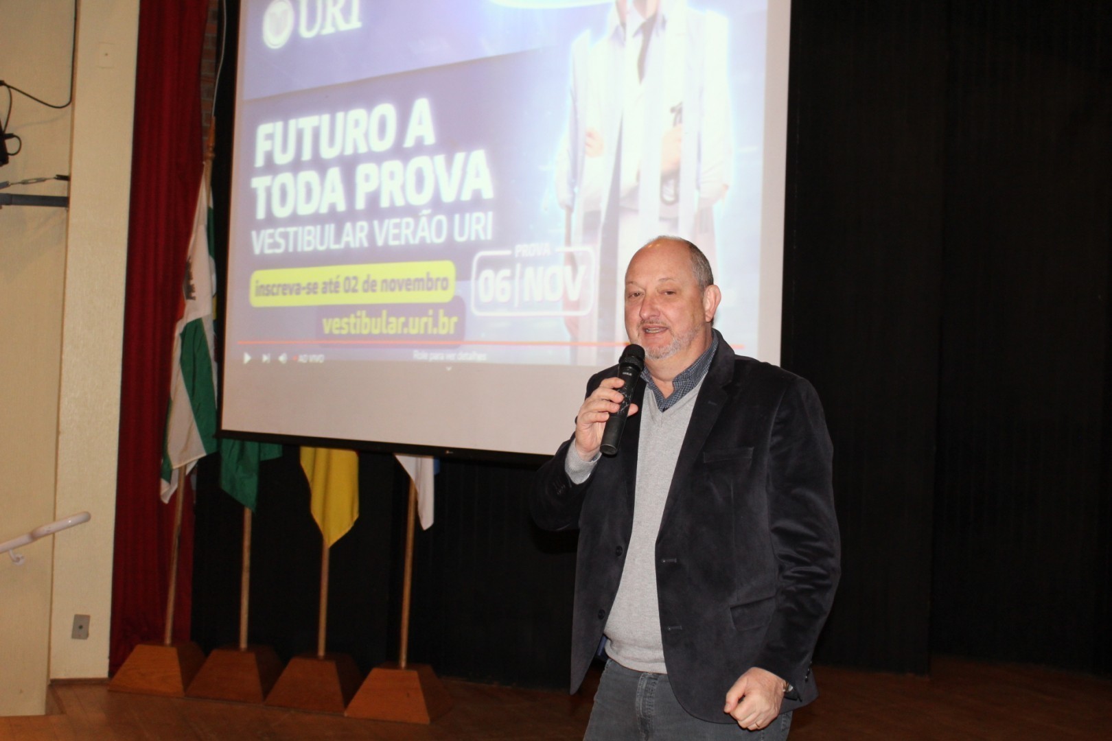 Diretor-Geral, Paulo Roberto Giollo, reforçou a importância do CrediURI no custeio da graduação desejada 