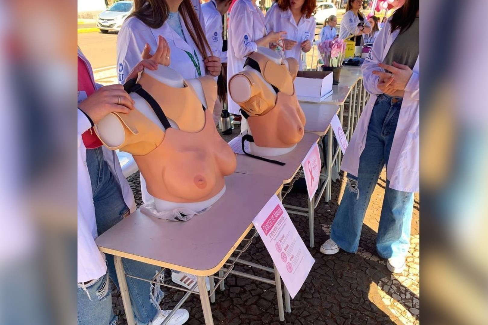 Campanha chamou ateno sobre a preveno do cncer de mama