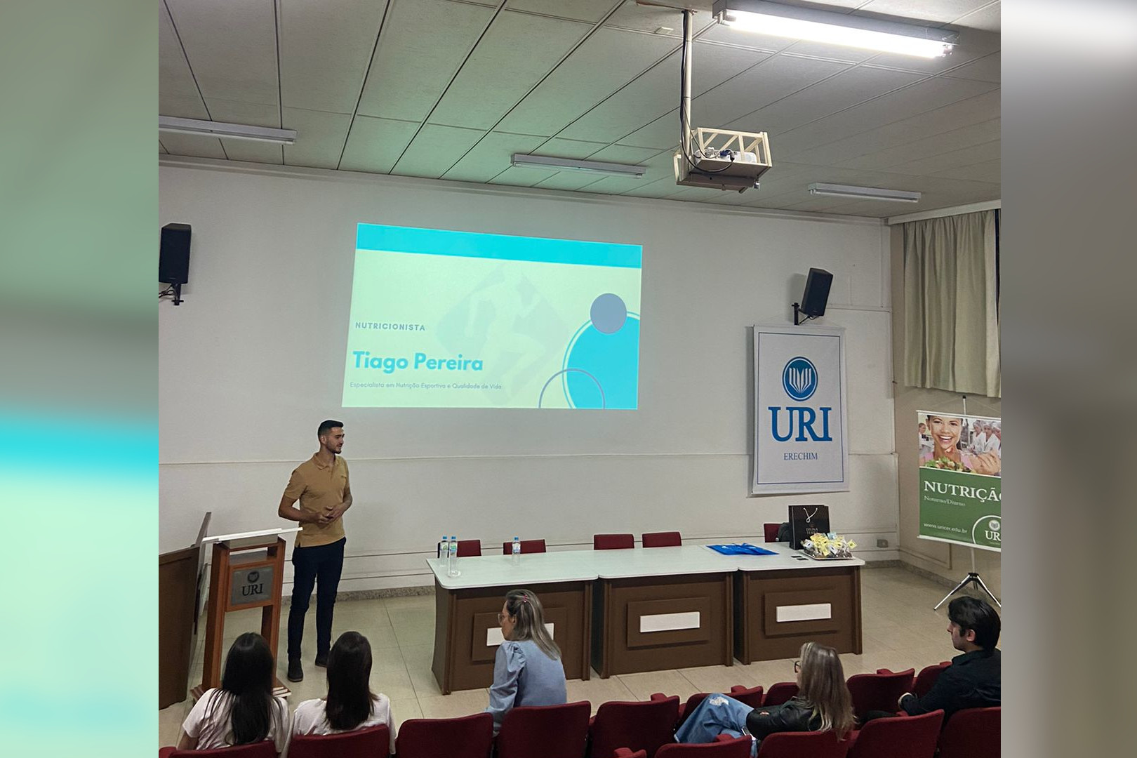 Tiago Pereira falou sobre a área de Nutrição em Saúde Pública