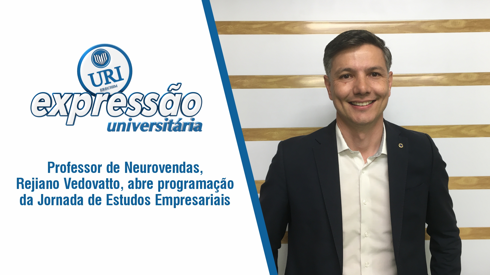 Professor de Neurovendas, Rejiano Vedovatto, abre programação da Jornada de Estudos Empresariais 
